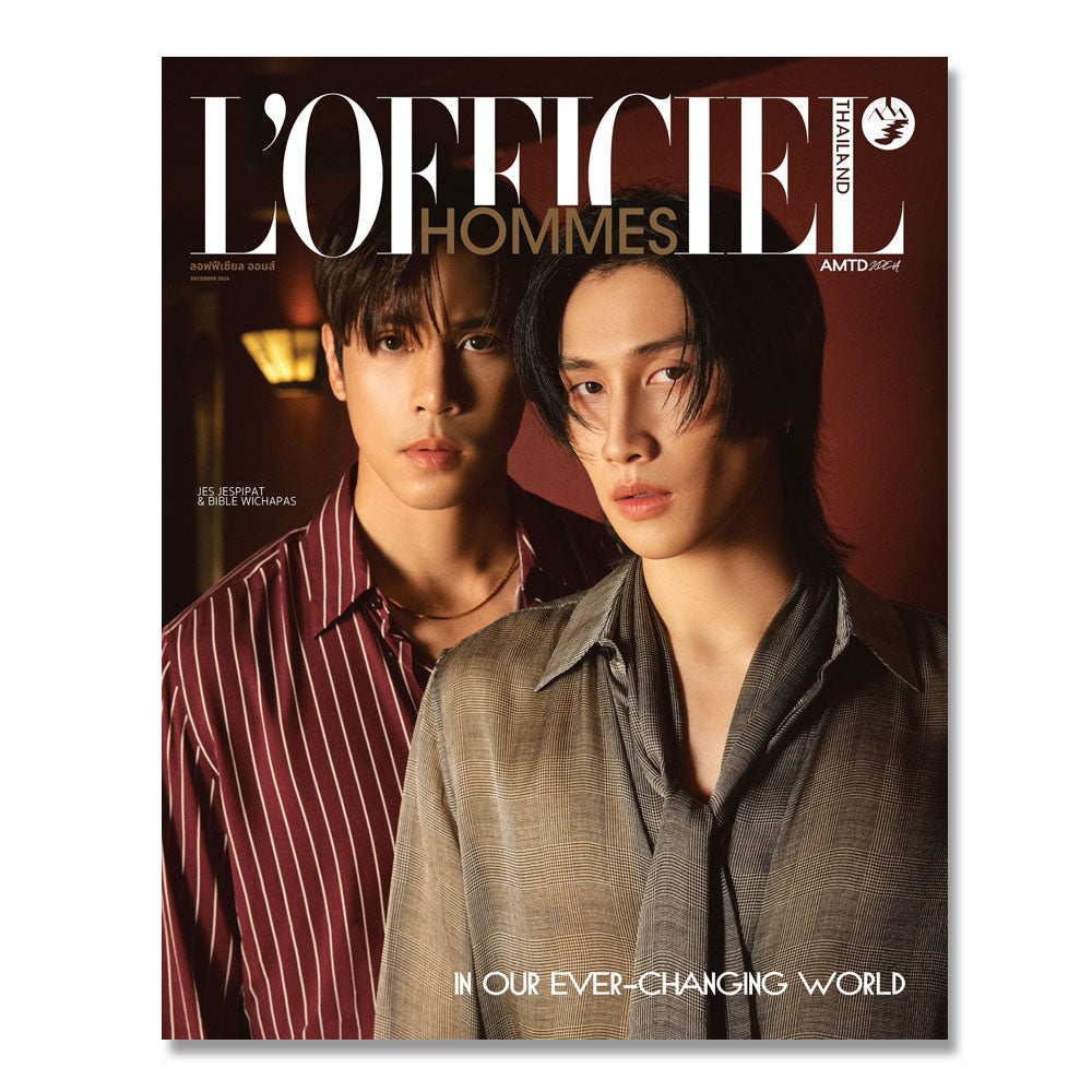 L’Officiel Hommes Thailand December 2024 issue with Jes & Bible and YSL