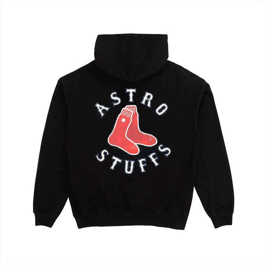 astrostuffs FA24 RED SOCKS HOODIE