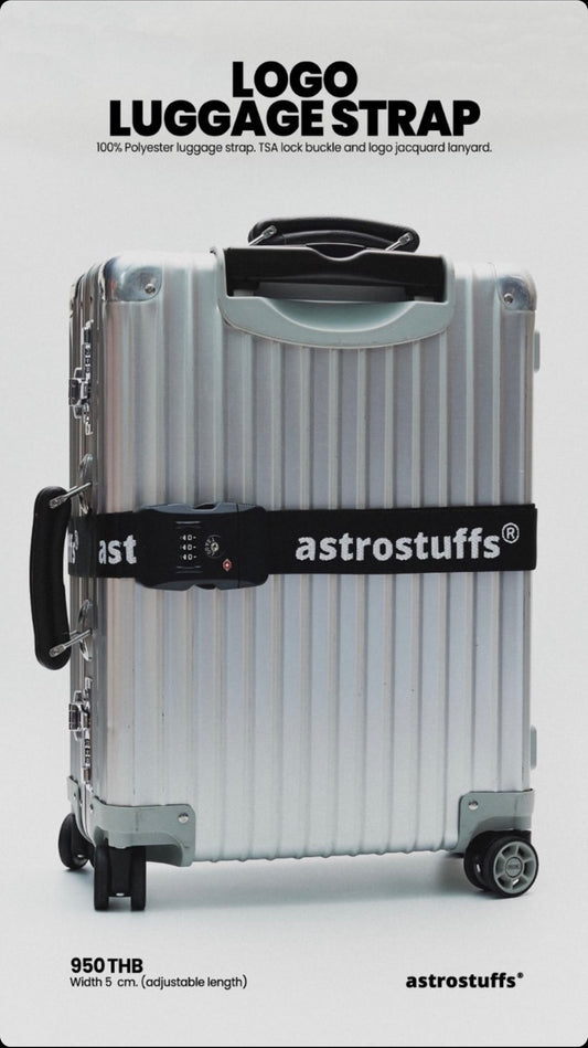 astrostuffs TRAVEL COLLECTION LOGO LUGGAGE STRAP