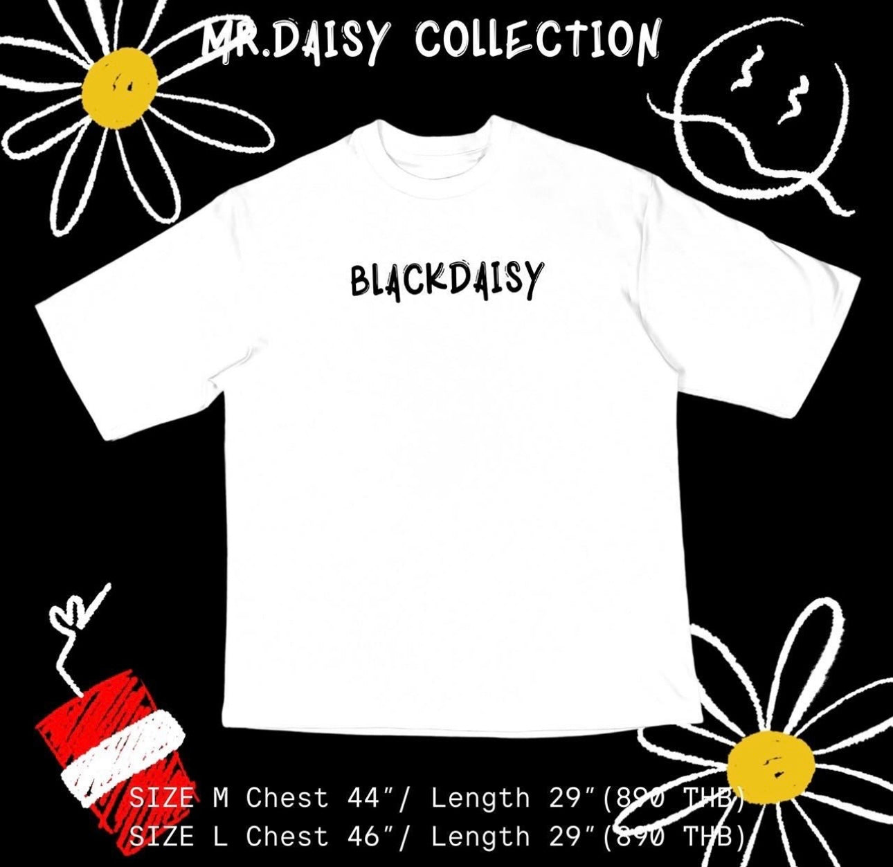 domundi James SU BLACKDAISY 
MR.DAISY COLLECTION
tshirt