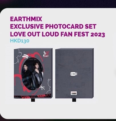 EMH-21 EARTHMIX EXCLUSIVE PHOTOCARD SET LOVE OUT LOUD FAN FEST 2023