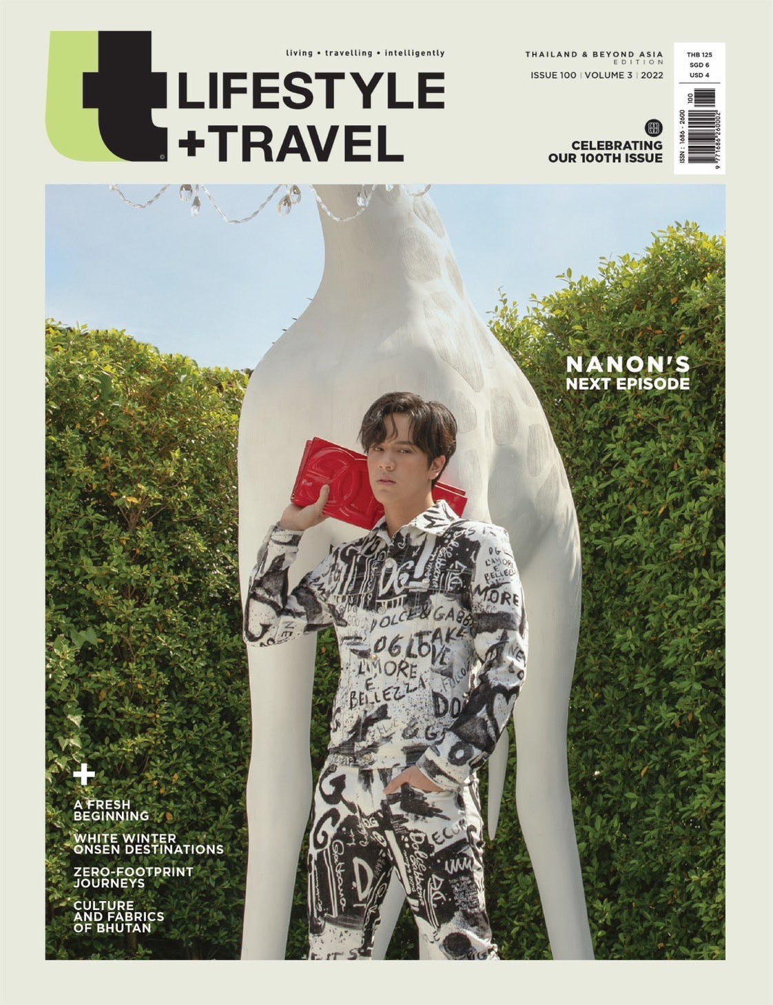 Nanon Korapat
LIFESTYLE+TRAVEL Special Edition Issue 100 / 2022