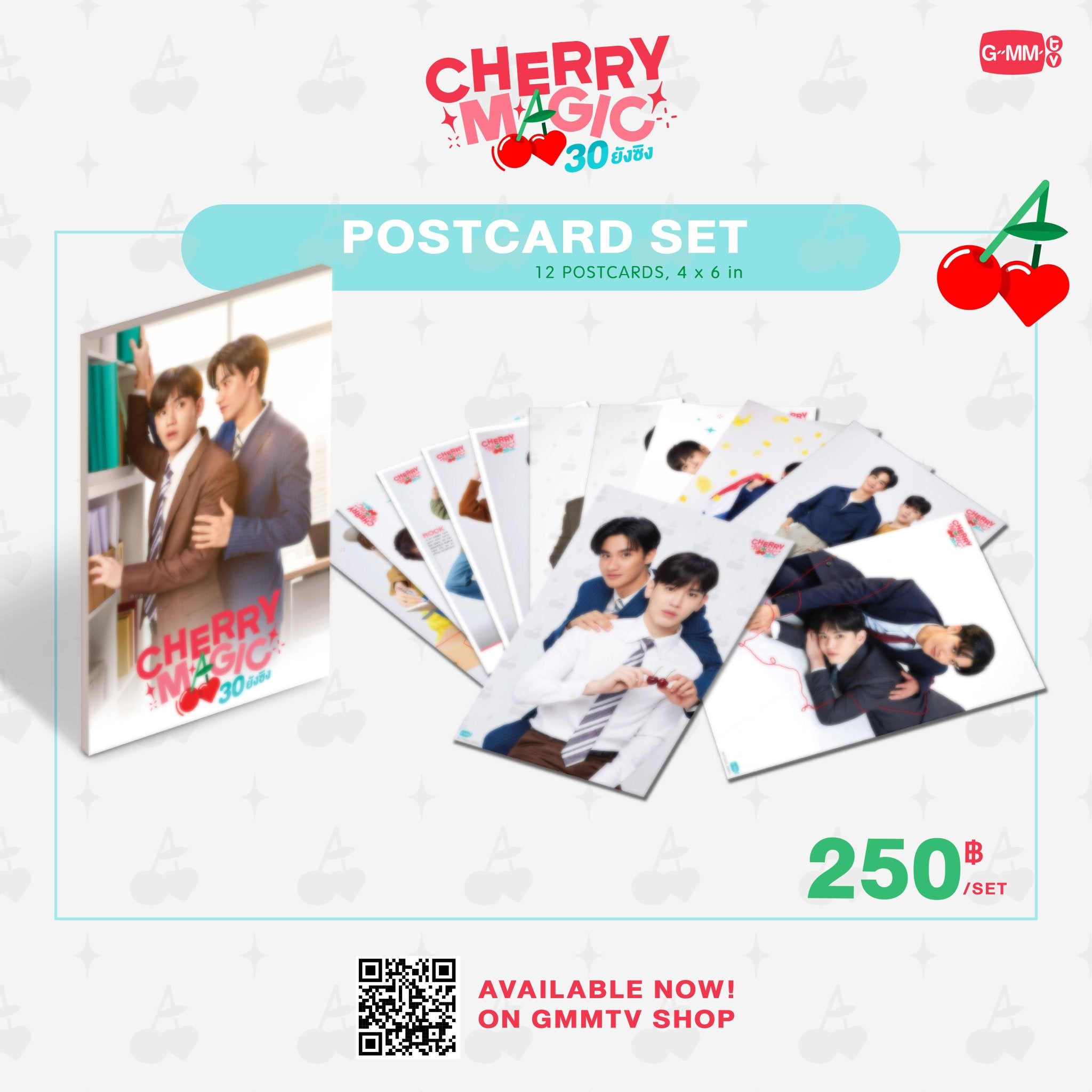 taynew CHERRY MAGIC POSTCARD SET