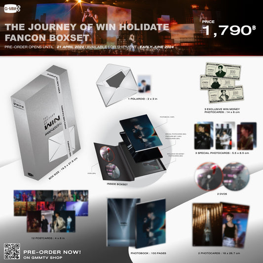 [DVD BOXSET] THE JOURNEY OF WIN HOLIDATE FANCON BOXSET