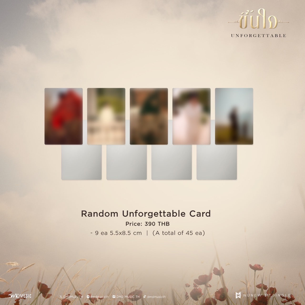 NuNew 3rd Single Random Unforgettable Card