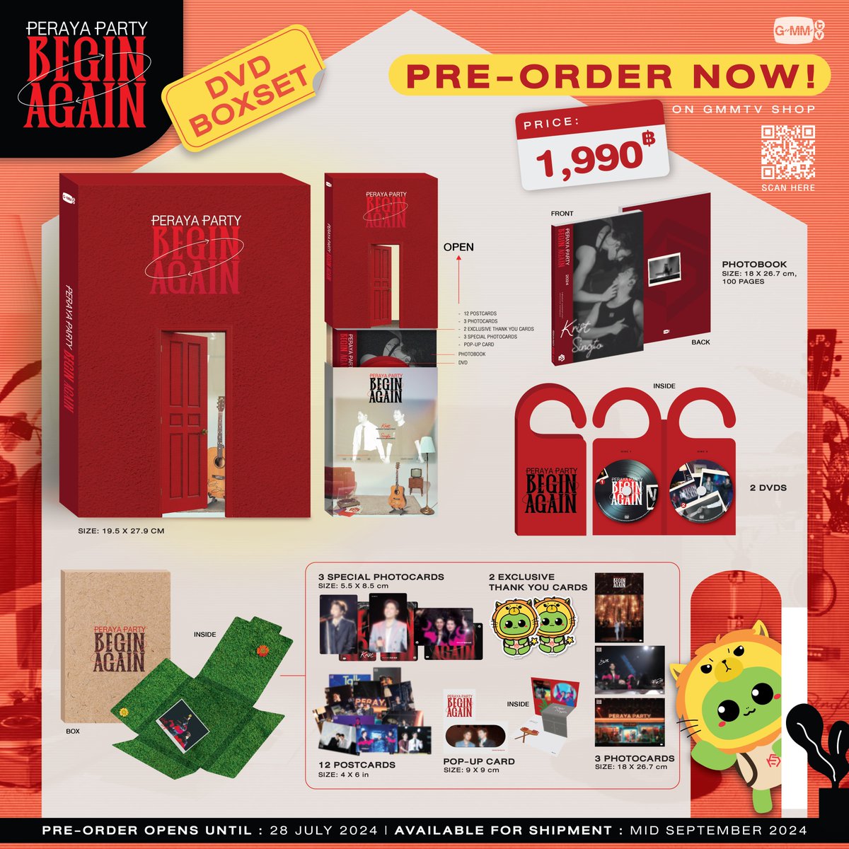 KRISTSINGTO DVD BOXSET PERAYA PARTY BEGIN AGAIN